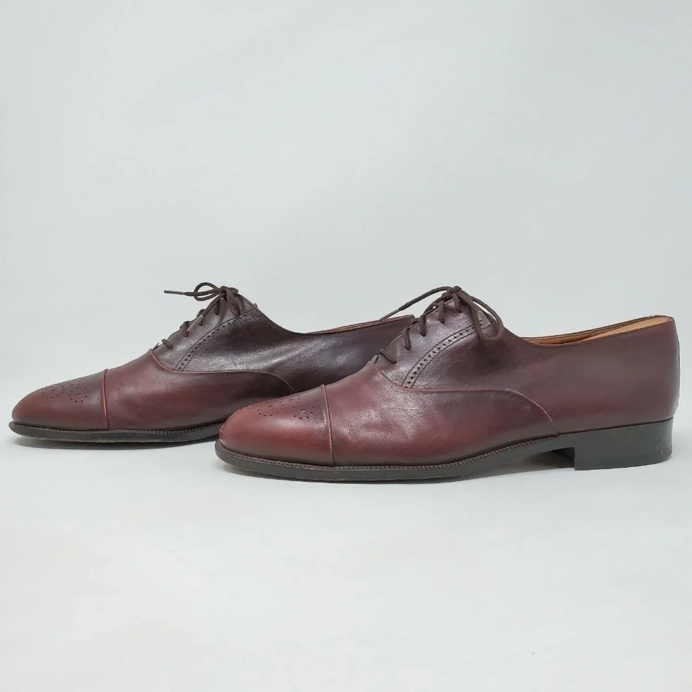Salvatore Ferragamo Men's 8.5 D Cap Toe Shoe